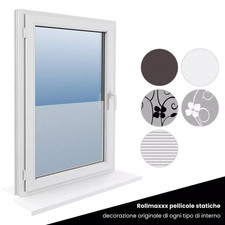 Pellicola per Vetri / Finestre Statica Decorativa Senza Colla Privacy Opaca
