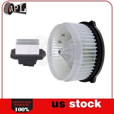 1X Blower Motor and 1X Resistor For 2003-2005 Honda Accord/04-08 Acura TSX Front