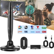 DVB T2 Antenna HDTV Antenna Digital TV Aerial with Amplifier 360° Reception