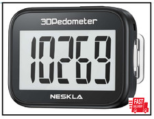 NESKLA 3D Pedometer for Walking, Simple Step ...