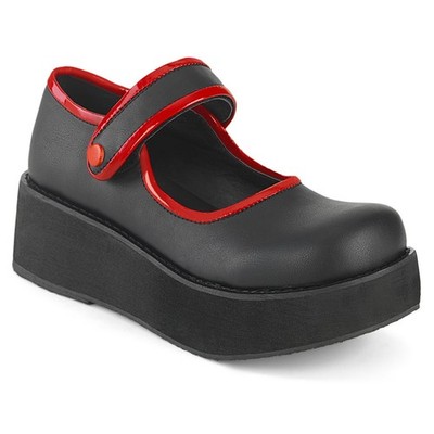 Sale SPRITE-01 Damenia Damen Plateau Riemen Schuhe schwarz Lederoptik Größe 40