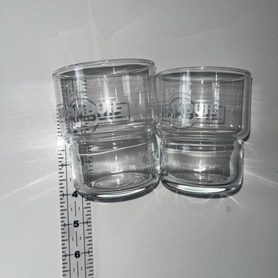 Set of 2 Drambuie Scotch Glass Whisky Rocks 3 1/2''