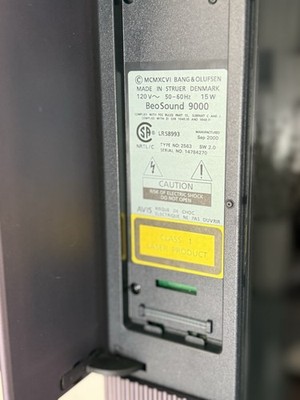 Bang & Olufsen B&O BeoSound 9000 MK2 w/Wall Bracket | eBay