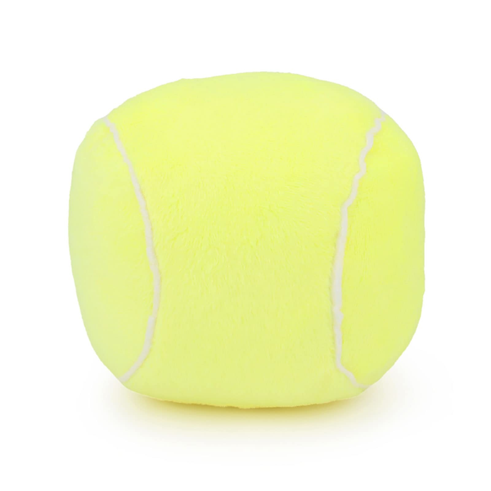 Ballon de volleyball en peluche pour chien - Modèle Premium rembourré en fibres douces