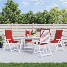 2/4/6er Set Hochlehner Auflagen Polster Gartenstuhl Sessel Gartenmöbel Kissen