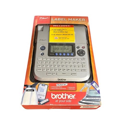 BROTHER P-Touch Label Maker PT-1830sc Electronic Labeling System Adapter NIOB