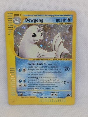 Dewgong H6/H32 Skyridge Holo Ultra Rare Pokemon TCG Nintendo e-reader vintage HP