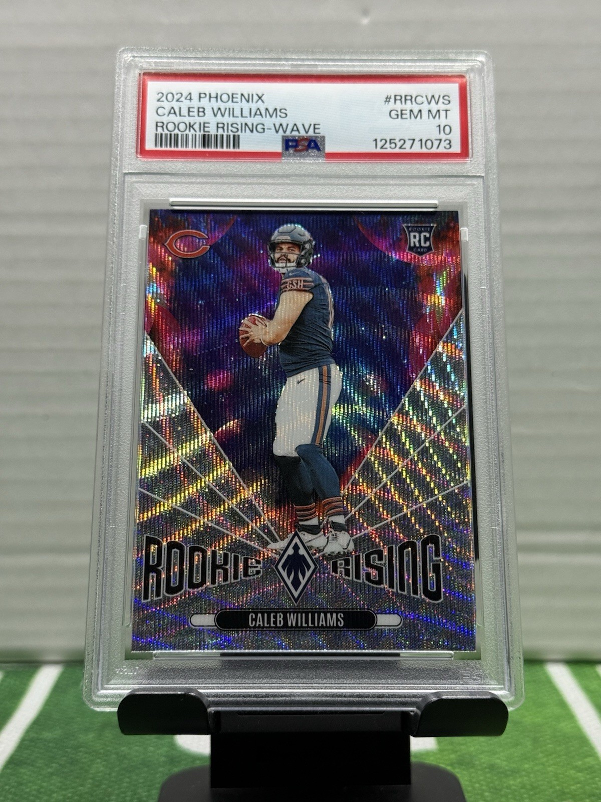 Caleb Williams Panini Phoenix Rookie Rising #RRCWS Wave