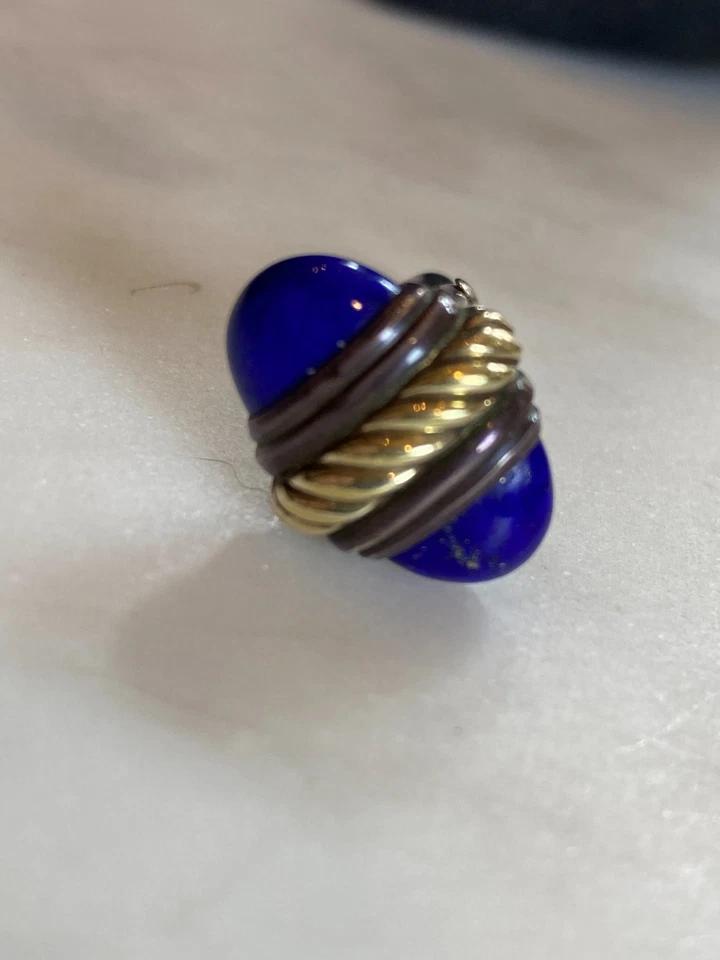 GEMELOS DAVID YURMAN LAPISLÁZULI Y ESTERLINA Foto 3 de 4