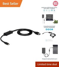 High-Speed USB-C to eSATA Adapter Cable - 3ft for SSD/HDD Data Recovery
