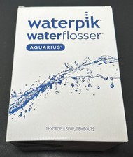 Waterpik Aquarius WP-663 Blue Water Flosser 7 Tips NEW Same as WP-660 
