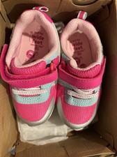 Stride Rite 360 Adler Sneakers Girls Size 7M Silver Pink Blue New in Box