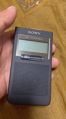 Used Sony Pocket Radio XDR-63TV FM/AM/One Seg TV audio compatible