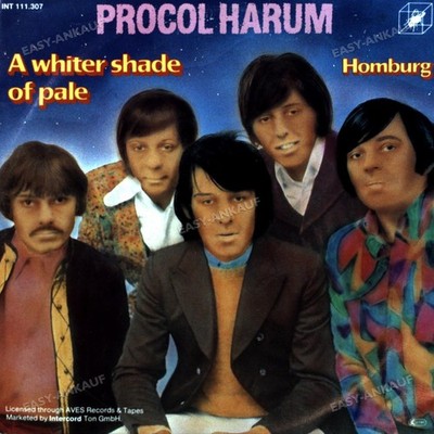 Procol Harum - A Whiter Shade Of Pale / Homburg 7'' (VG+) '