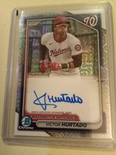 2024 Bowman Chrome Prospects Victor Hurtado MEGA BOX AUTOGRAPH #BMAVH Baseball