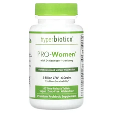 2 X Hyperbiotics, PRO-Women, 5 Billion CFU, 60 Time-Release Tablets