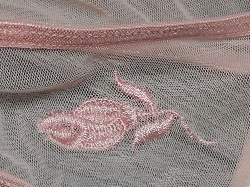 Vintage Neu mit Etikett Second Skin Netzhöschen Größe L/XL rosa Blumenstickerei Secret Treasures - Bild 7 von 12