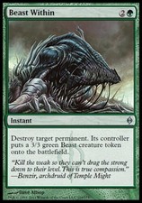 Beast Within - Light Play MTG New Phyrexia
