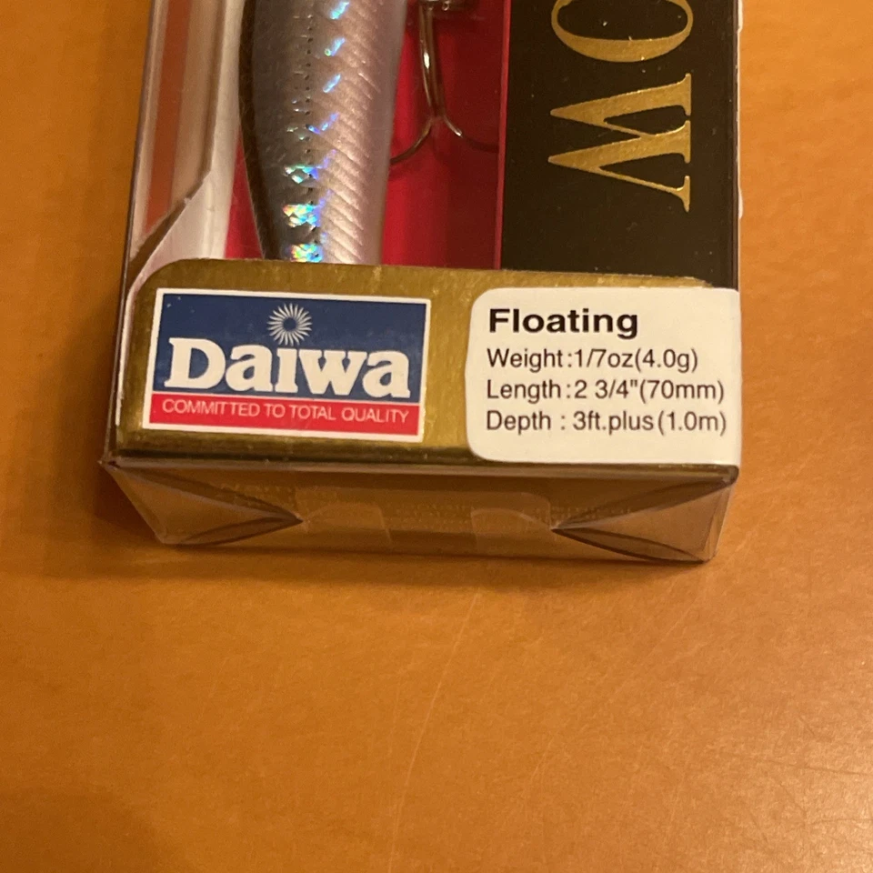 Isca flutuante Daiwa Dr Minnow comprimento 2 3/4” (70 mm) nova, lacrada - Imagem 2 de 4
