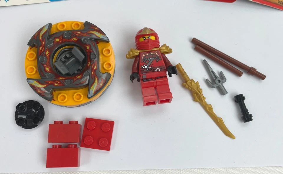 Lego Ninjago Spinners 9561 KAI ZX com 5 cartas 2012 100% completo - Imagem 3 de 4