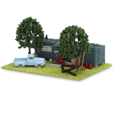 #ad CRIPPLE CREEK RAIL MAINTENANCE OFFICE RAILROAD YARD BUILDING O SCALE $99.90