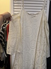 Lovefire Ivory Lace V-Neck Strappy Short L Dr...