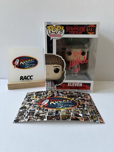 MILLIE BOBBY BROWN In-Person signed AutogrammAutograph FUNKO POP Stranger Things