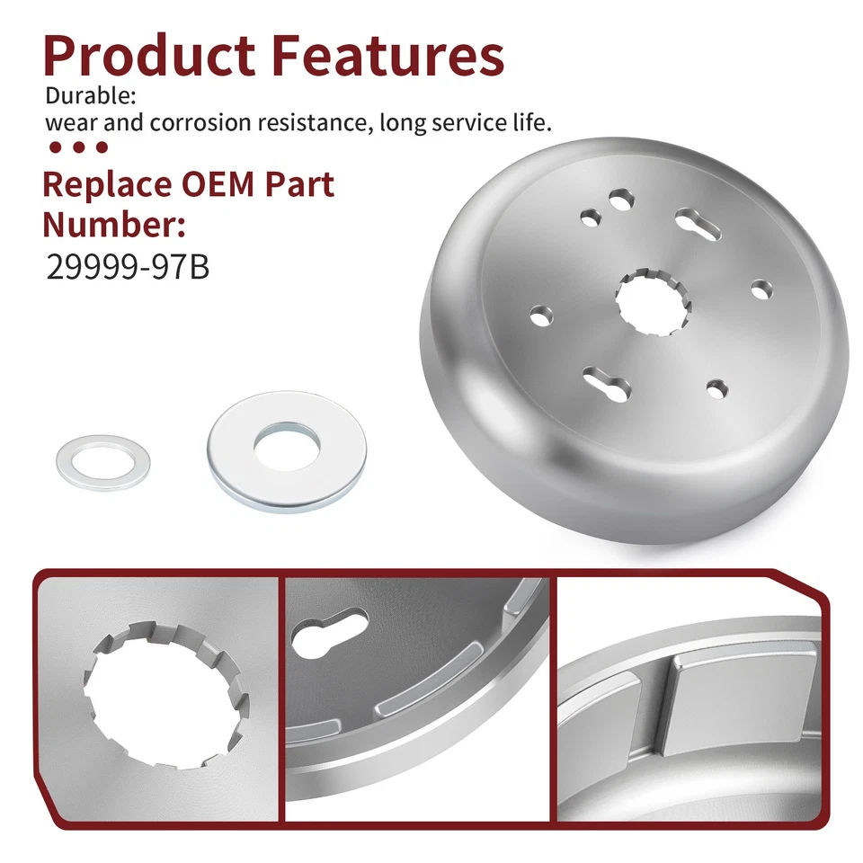 45Amp Alternator Flywheel Rotor for FLHP 1997 1998 2002 2003 2004 2005 FLHT FLHR - Image 4 of 4