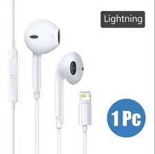 Original Headphones for iPhone, Wired Ear Earphones Lightning Connector