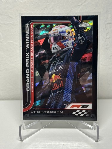 2025 Topps Chrome F1 Formula 1 MAX VERSTAPPEN /75 75th Anniversary Refractor #97