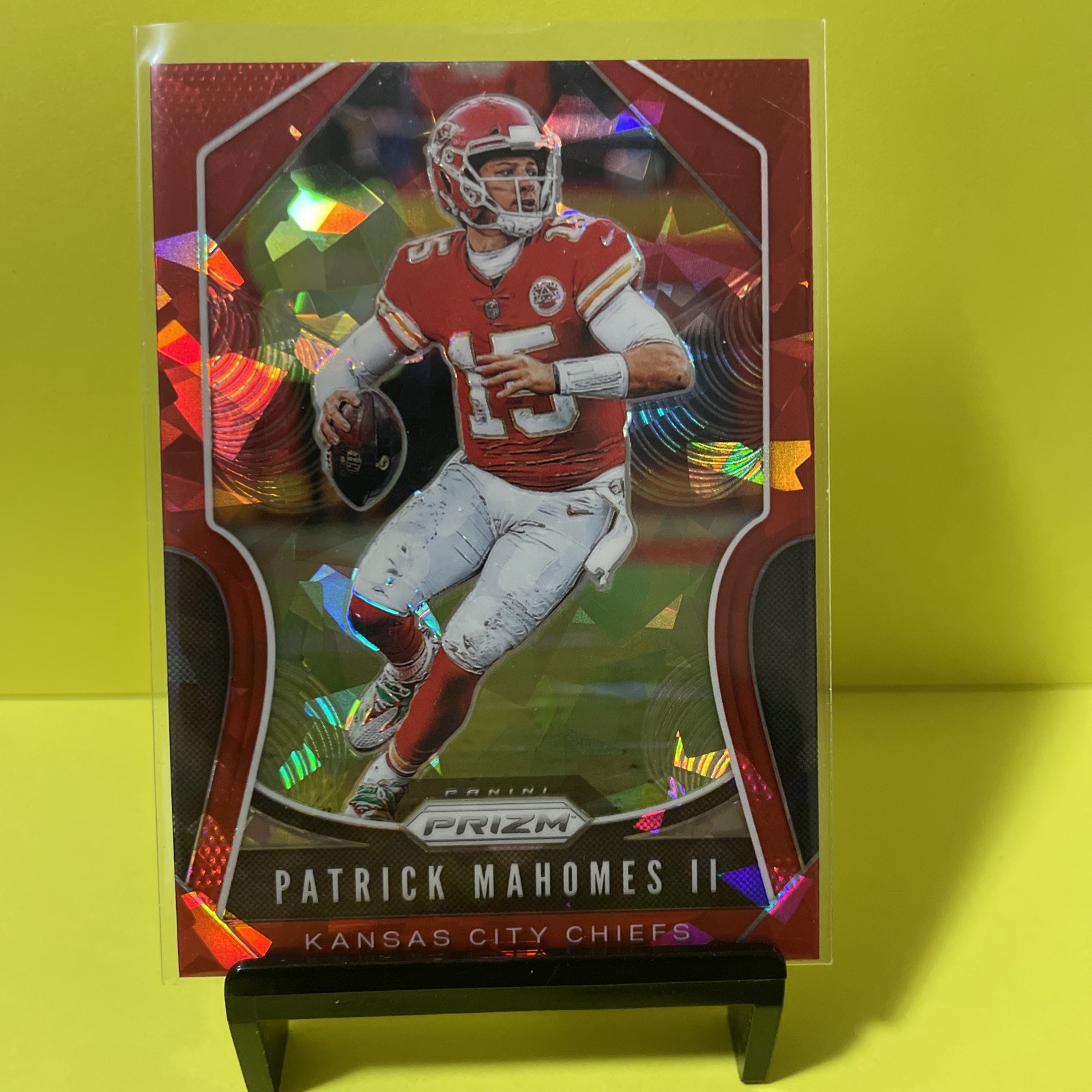 2019 Panini Prizm Red Ice Prizm #210 Patrick Mahomes II Chiefs