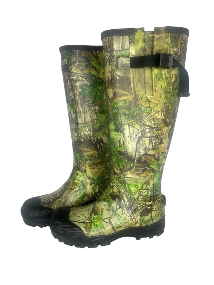 Botas de caza Gander Mountain para mujer talla 7 camufladas de goma impermeables difíciles de encontrar Foto 2 de 4