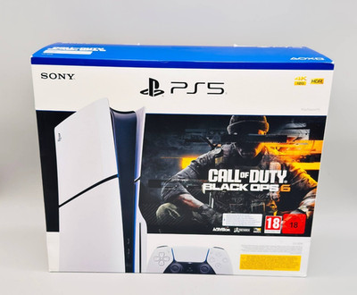 Sony PlayStation 5 Slim Disc Call of Duty: Black Ops Bundle, Schwarz/ Weiß, 1 TB