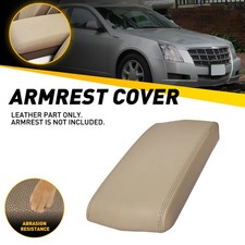 Fits Cadillac Cts 2008 09-2014 Center Console Lid Armrest Leather Cover Beige Er Fits Cadillac Cts 2008 09-2014 Center Console Lid Armrest Leather Cover Beige Er