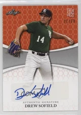 2022 Leaf Perfect Game National Showcase Orange 21/30 Drew Sofield Auto nd3