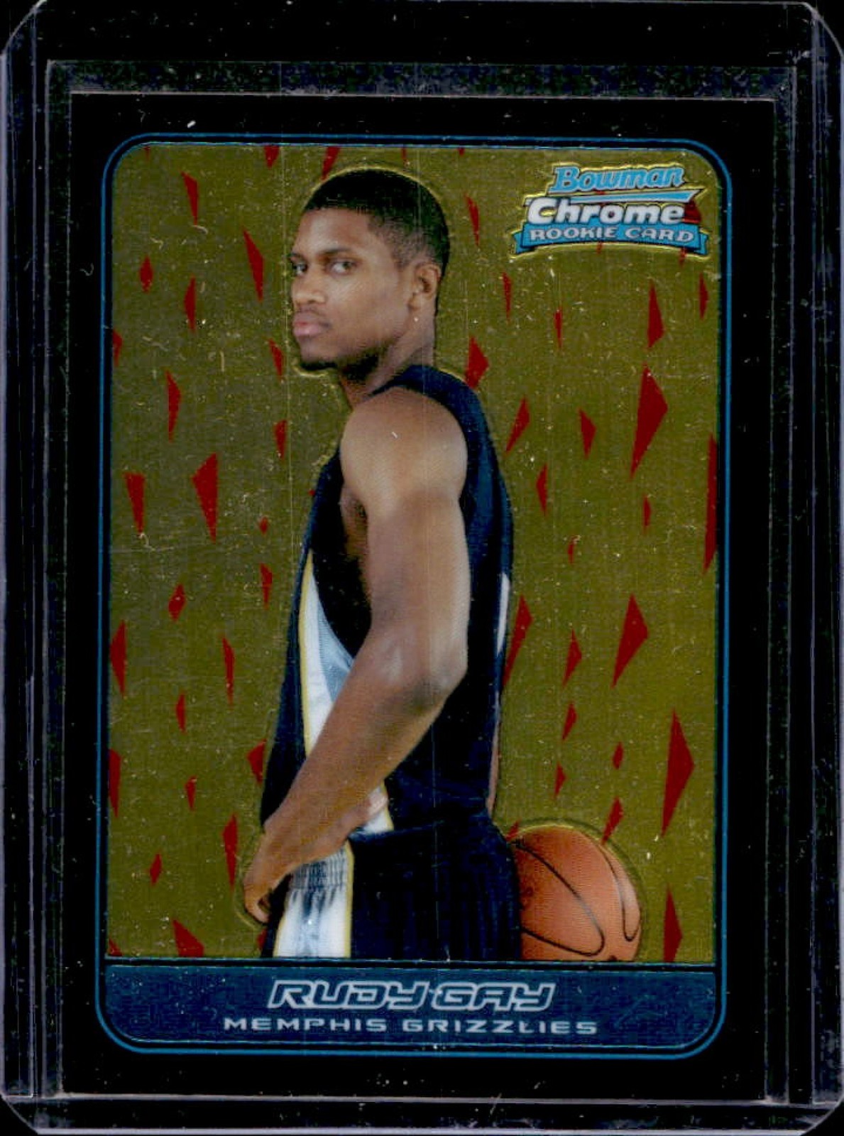 2006-07 Bowman Chrome Rudy Gay Rookie RC #122 Grizzlies