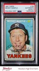1967 Topps #150 Mickey Mantle Autograph Signed PSA/DNA AUTHE