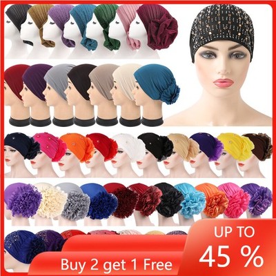 Arab Muslim Women Hijab Turban Inner Hat Under Scarf Chemo Cap Headwrap Cover