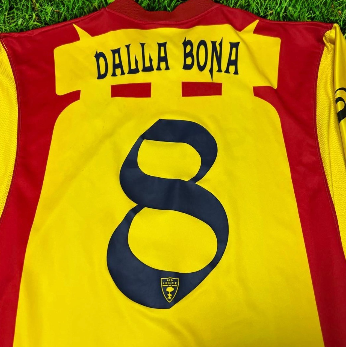 US Lecce 2005 2006 Official Long Sleeve Jersey Shirt Kit - Dalla