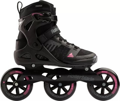 Rollerblade Macroblade 110 3WD Women's Inline Skates Size 8.5 Black Pink NWT