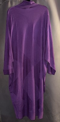 Marina Rinaldi purple Graziella knitted sweater dress Xl