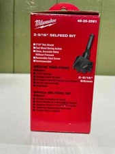 NEW Milwaukee 48-25-2561 or 48-25-2562 Selfeed Wood Boring Drill Bit 2-9/16" 