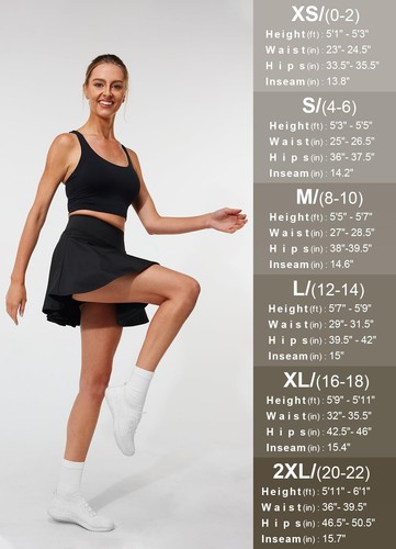 Pleated Tennis Skirts for Women High Waisted Golf Skorts Tummy Control Skirts... - Picture 6 of 6