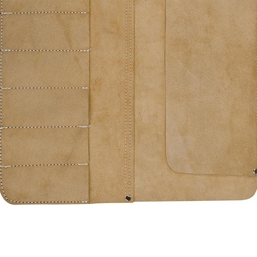 Leather Chisel & Tool Roll Split Suede 8 Pocket Storage Holder Carrier - Picture 6 of 8