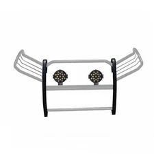 Black Horse 17A093904MSS-PLB SS Grille Guard w/LED for 19-24 Toyota RAV4