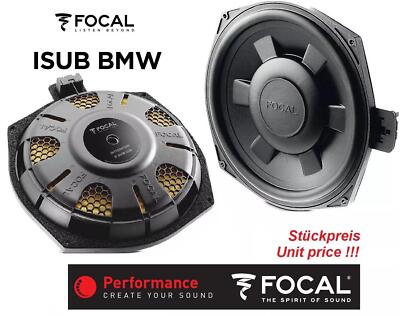 Focal Isub BMW 2 - 20cm Subwoofer Compatible With BMW 3ER F35 Saloon 2012-2018