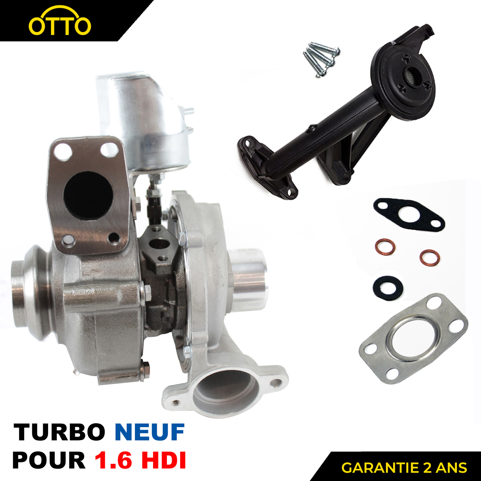 Turbo DV6 1.6 HDi 90-110 CV pour Peugeot 207 et Citroën C4