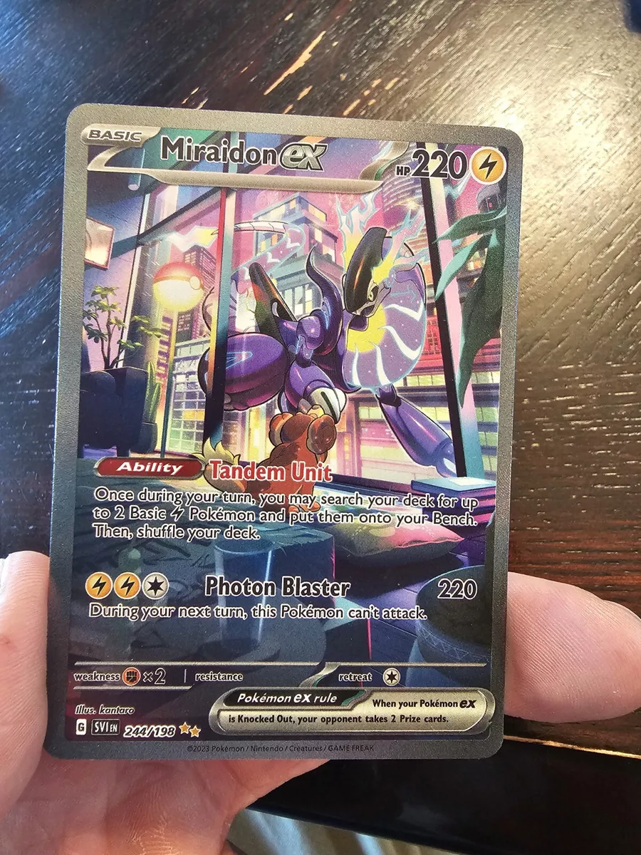  Miraidon EX - 244/198 - Full Art - Secret Rare