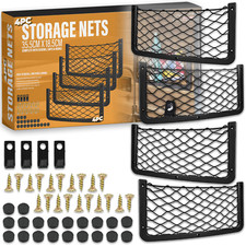 X4 Car Van Truck Net Mesh Storage Bag Pocket Organizer Holder Phone 35.5X18.5CM