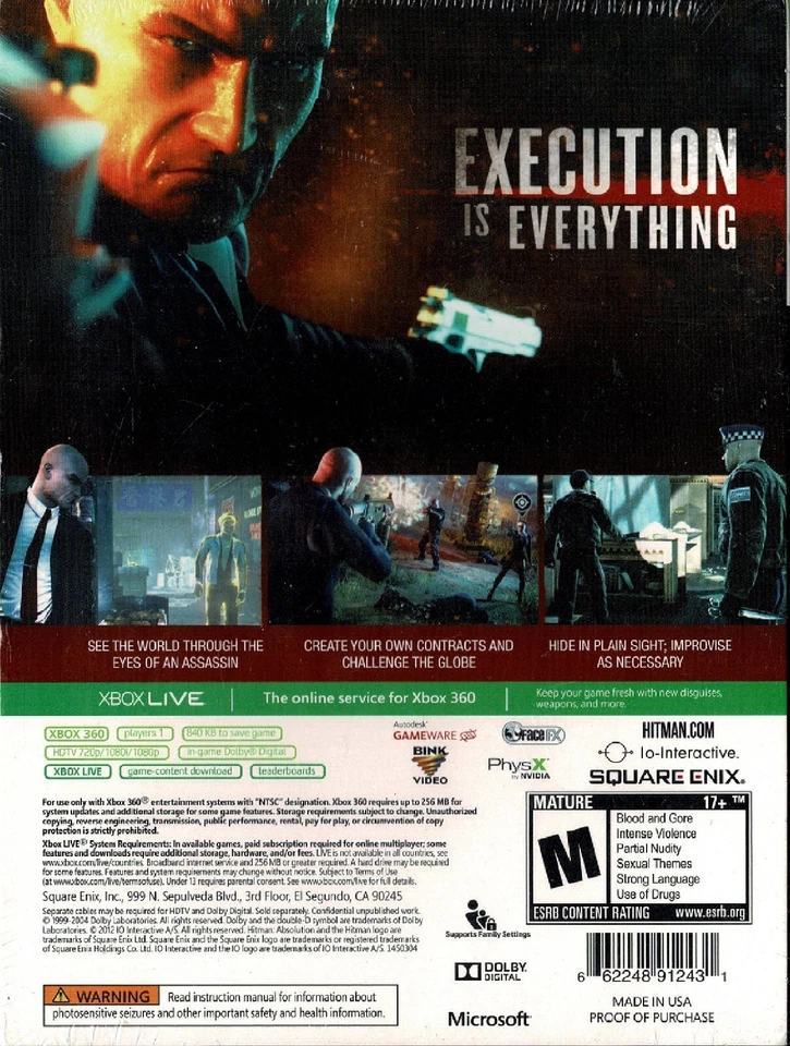 Hitman Absolution Professional Edition Xbox 360 New 47 Betrayed By Those Trusted - Image 2 of 4